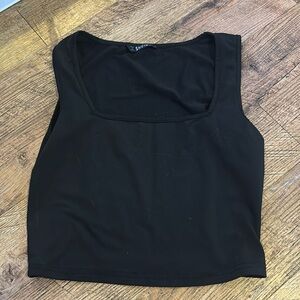 Shein Crop Top Black